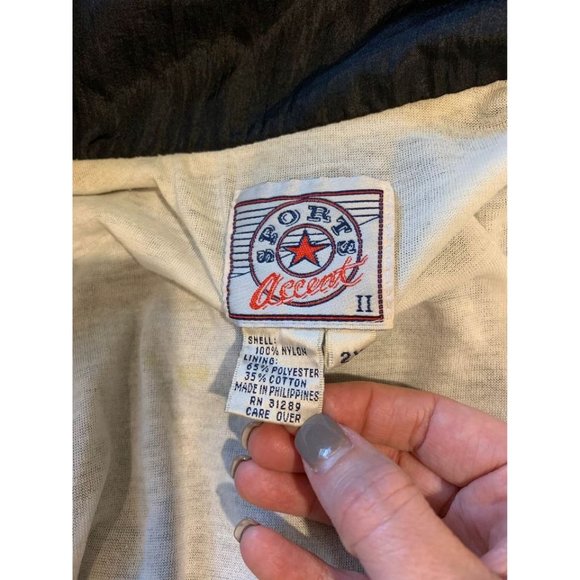 Vintage 80’s Sports Accent windbreaker jacket, women’s 2X (bin O) - Picture 5 of 6